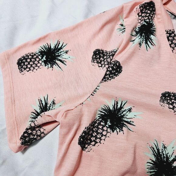 LuLaRoe Womens Top Multi-Color Size Small Polyester Blend Short Sleeve Pullover - Picture 8 of 12